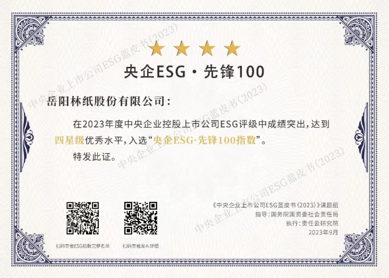2023年  央企esg 先鋒100